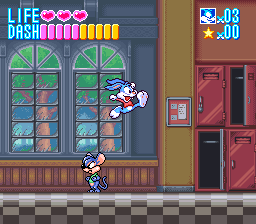 Tiny Toon Adventures - Buster Busts Loose! (Spain) In game screenshot
